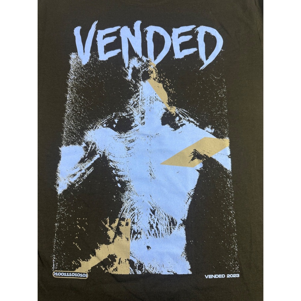 Vended North American Tour 2023 Band T-Shirt Black Graphic Tee Mens Medium